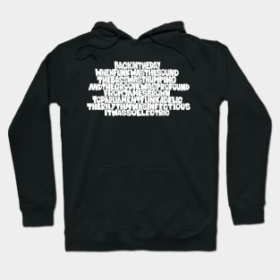 Funky Music Rhymes - Oldschool Graffiti Style Hoodie